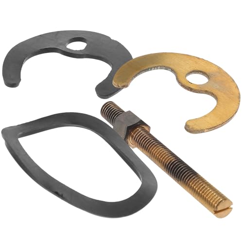 GLEAVI Kit de Fijación para Grifo Monomando de Cocina y Lavabo Accesorio de Montaje Arandela Forma de Herradura Piezas de Acero Inoxidable y Caucho para Instalación Color Aleatorio