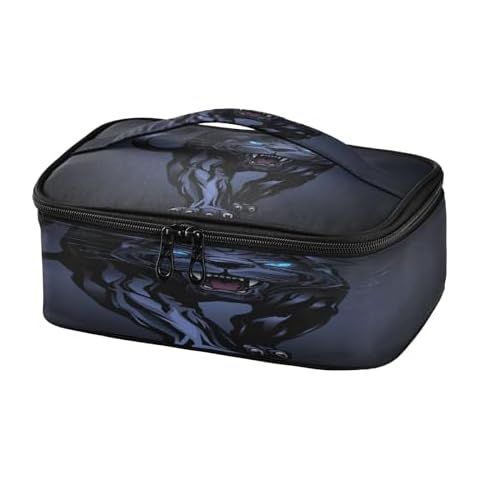 Roaring Black Panther Insulated Lunch Box Cover