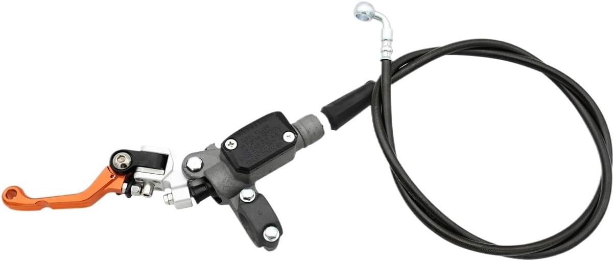 Motorcycle Brake Clutch Lever Motorcycle Hydraulic Clutch Master Cylinder Assembly Oil Hose Pipe For KTM XC SX SXF XCF EXCF EXC 500 450 400 350 300 250 150(Folding Clutch)