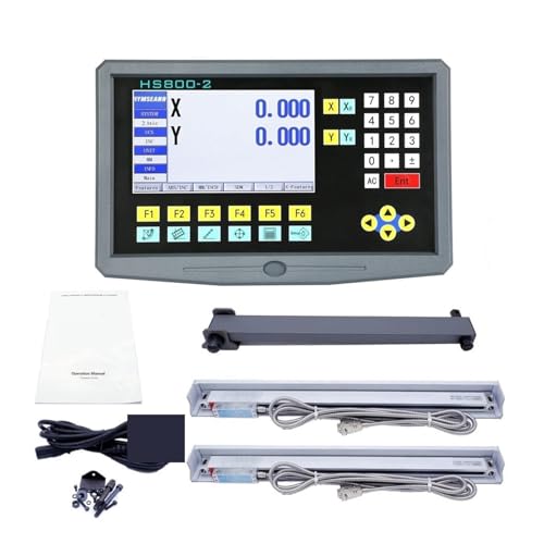 Kit LCD Multilingüe 2 Ejes HS800-2 Regla Lineal Digital miniatura 1