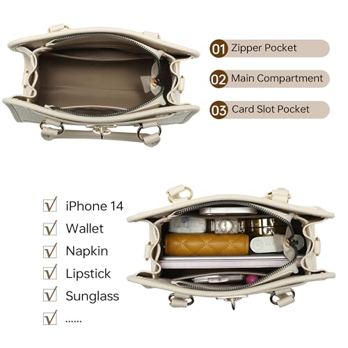 Bolso tipo satchel de mujer estilo cocodrilo en PU miniatura 4