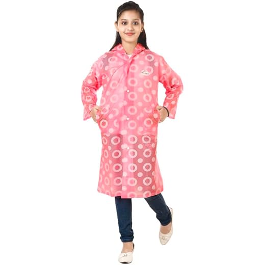 Vrittee Unisex Rainy Rings Raincoat