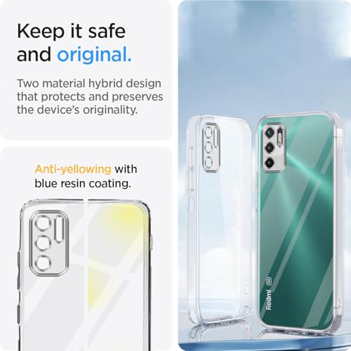 Image of Jkobi Back Case Cover for Xiaomi Mi Redmi Note 10T 5G | Note 10 5G (Shockproof Case Silicone Clear | Camera Protection | Flexible and Soft | Transparent)