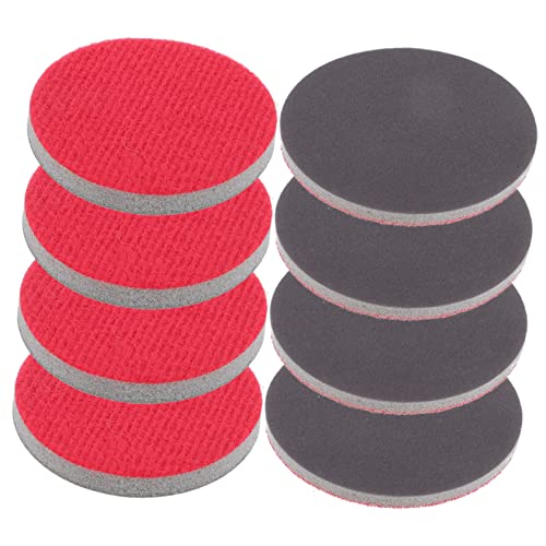 KOMBIUDA Bowling Ball Cleaning Kit 8 Pcs Sanding Pad Set Sponge Polish Pad Reusable Portable for Bowlers
