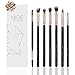Produktbild Niré Beauty Augen Make-up Pinselset: Klassische Pinsel für Augen-Make-up zum Verblenden und Schattieren von Lidschatten