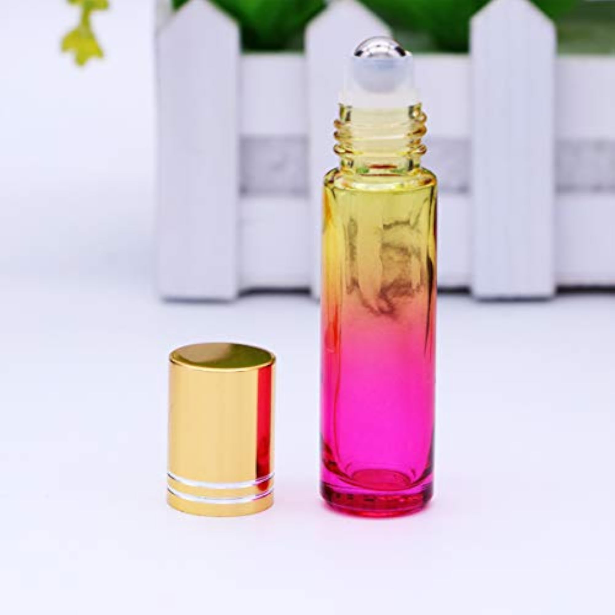 10pcs 10ml Essential Oil Roller Bottles Glass