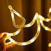 One94Store 12 Diya LED Curtain String Lights – 138 LEDs, 8 Flashing Modes, Warm White Copper Wire Decorative Lights for Diwali, Christmas, Wedding, Home & Patio (Pack of 1) #4