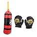 Saco de Boxeo para niños, Saco de Arena Colgante con Guantes de Boxeo para niños Guantes de Entrenamiento de sacador Fight Mitts Toy Set para Kid Sports Fitness