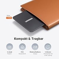 UGREEN FineTrack Slim Tracker Karte kompatibel mit Apple Find My (nur iOS) – Ansicht 3