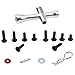 Hobbypark RC Screws Kit Repair Tool Box Hardware Fasteners for 1:8 1/10 RC Car Replacement (240-Pack)