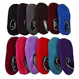 CEAeis Womens Slipper Non-Slip Socks, Warm Soft Fleece Gripper Slipper, Velvet Indoor Socks Slippers for Women and Girls (12 Pairs)