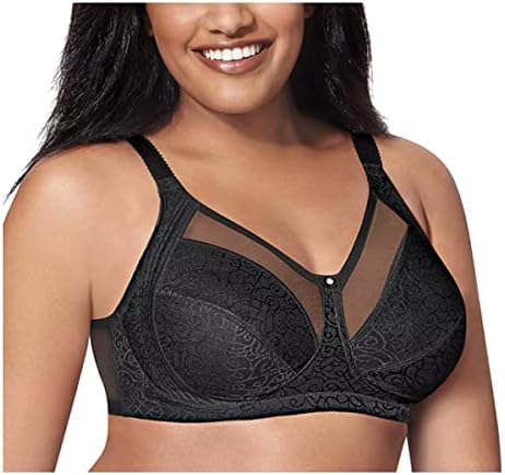 JUST My Size Womens Wireless Bra, Comfort Shaping Full Figure Wire-Free Bra