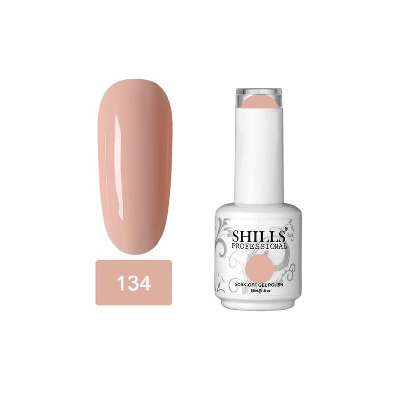 Image of SHILLS PROFESSIONAL Uv /Led Soak Off Glossy Finish Nail Polish Nail Art Nail Polish Color Shade 134, 15 Ml