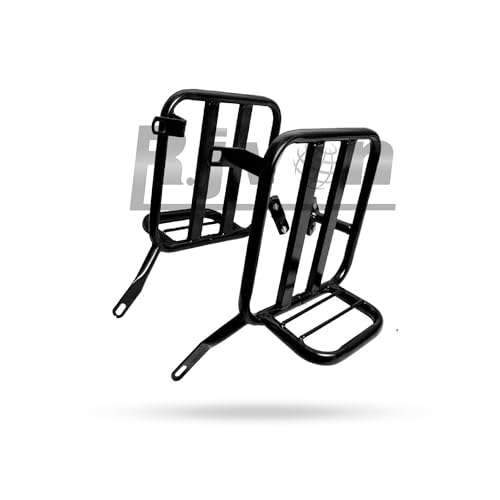 Image of Side Saddle Stay Metal Black Compatible with Royal Enfield Meteor 350