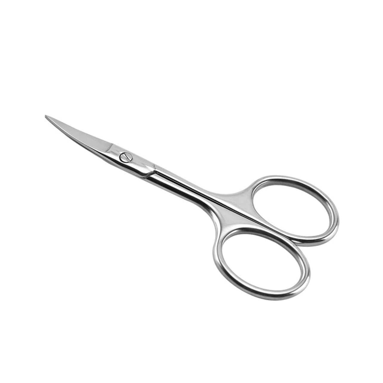 Beatifufu 4pcs Colorful Mustache Scissors Stainless Steel Beard Trimmer Kit for Men Nose Hair Scissors Barber Shop Home Diy Random