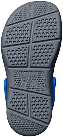 Joybees Kids Active Clog - Comfortable and Easy to Clean Slip-on Water Shoes for Girls and Boys - Charcoal/Sport Blue - Children's Size 10/Children's Size 11 | Image 4
