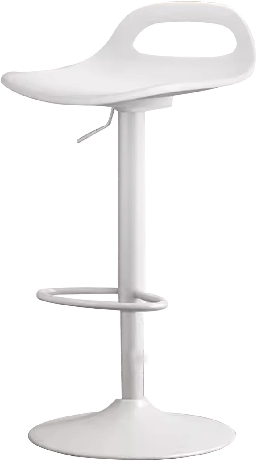 Tabourets de bar pivotants réglables à hauteur de comptoir pour îlot de cuisine, tabourets de bar modernes blancs, design ergonomique, parfaits pour la maison, les repas et les divertissements