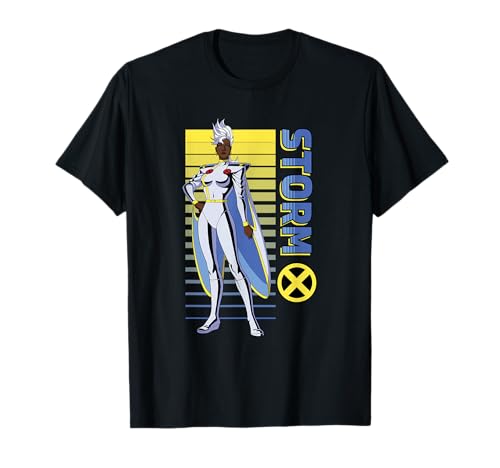 Marvel X-Men '97 Storm Ororo Munroe Retro Sunset T-Shirt