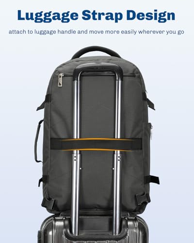 Image of Hynes Eagle Travel Backpack 40L Flight Approved Carry on Backpack Men Large Cabin Weekender Laptop Backpack Women 15.6 inches