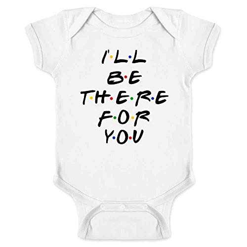Image of Pop Threads Ill Be There for You Retro 90s Song Quote Baby Toddler Kids Girl Boy T-Shirt