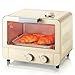 Automatyczny piekarnik elektryczny ciasto, pieczenie gospodarstwa domowego Wielofunkcyjna kuchnia Toster Mały piekarnik Mini 15L, 30 minut Timer, 1200 W