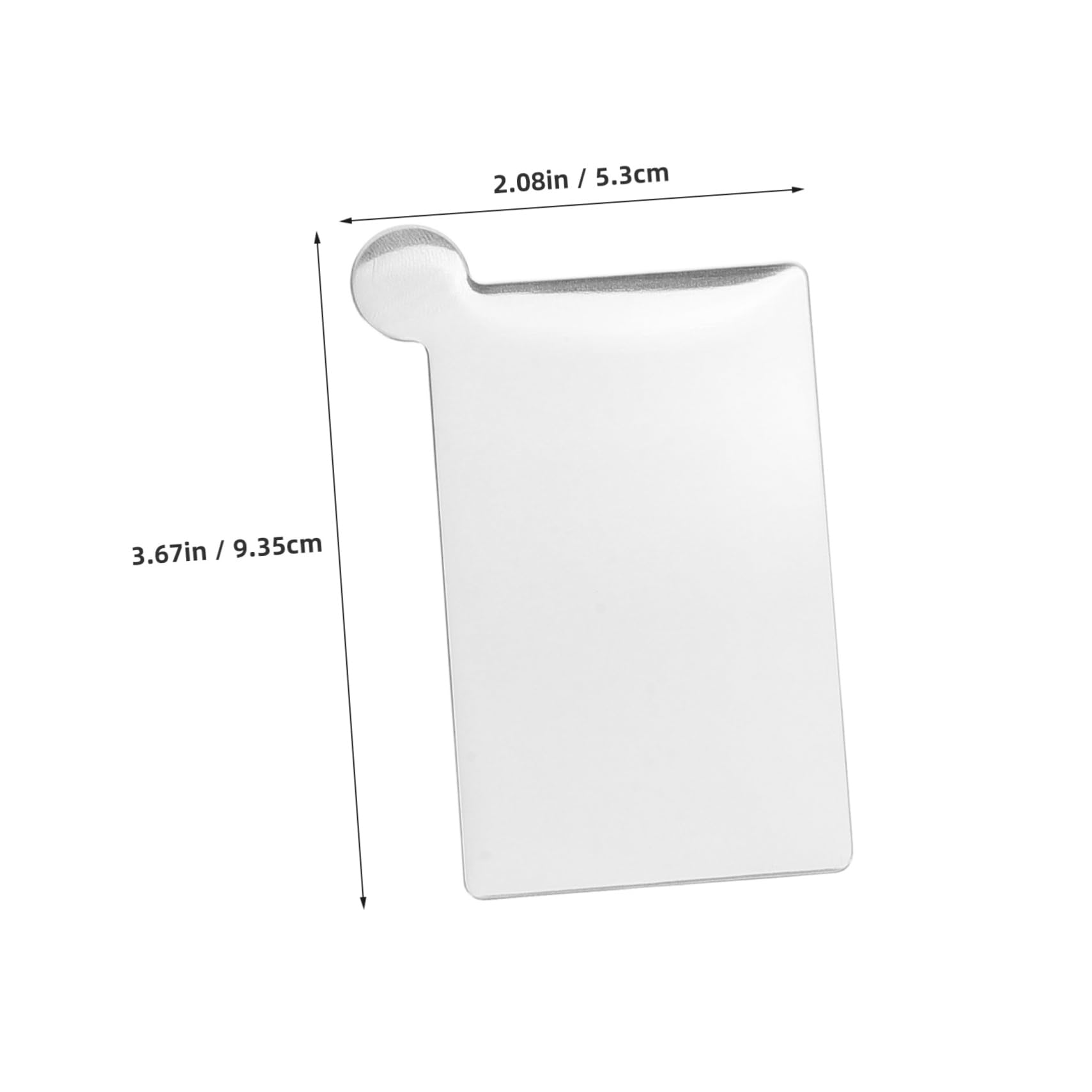 IWOWHERO Makeup Tools Accessories Stainless Steel Foundation Palette Portable Mixing Palette Blending Trays for Eye Shadow