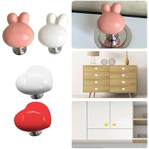 4PCS Toilet Tank Button Aid Toilet Lid Cover Lifter Handle Toilet Push Button Flush Replacement Portable Accessory Handle Heart Shaped Toilet Press Tool for Women Long Nail Cover