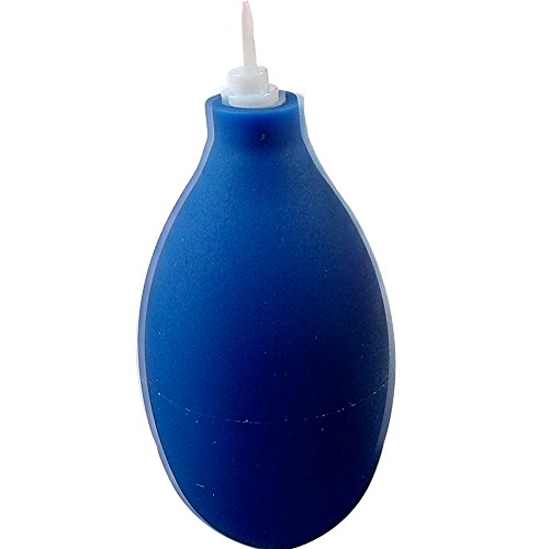 Blue Solder Sucker Cleaner Blowing Balloons to Phone Cameras Computer