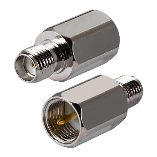 Vecys 4G Antena Adaptador SMA Hembra a FME Macho Adaptador para 2G 3G 4G LTE Antenas Routers Banda Ancha Móvil WLAN Wireless(2 pcs)