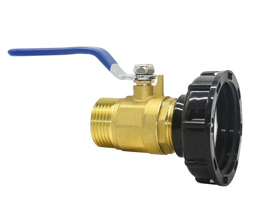 Adaptador grifo IBC de aleación duradera S60 con salida de rosca múltiple