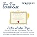 Geographics Braided Certificate, 8.5” x 11” Graduation Diploma, Tree-Free, 65 lb Paper, Diplomas, Documents, & Award Certificates, Gold, Pack of 15