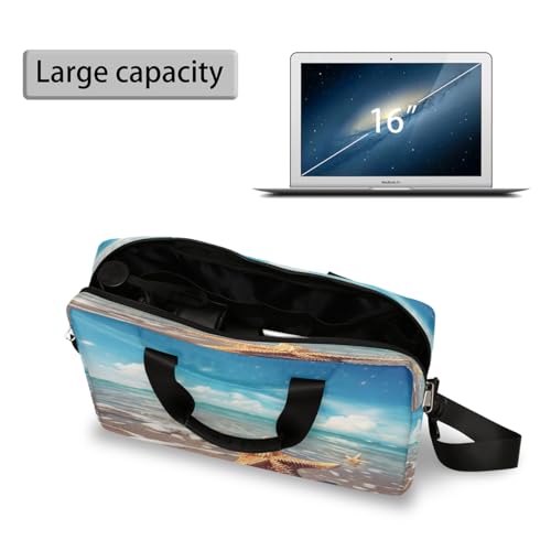 Maletín para laptop con estrella de mar 15.6 pulg. miniatura 5