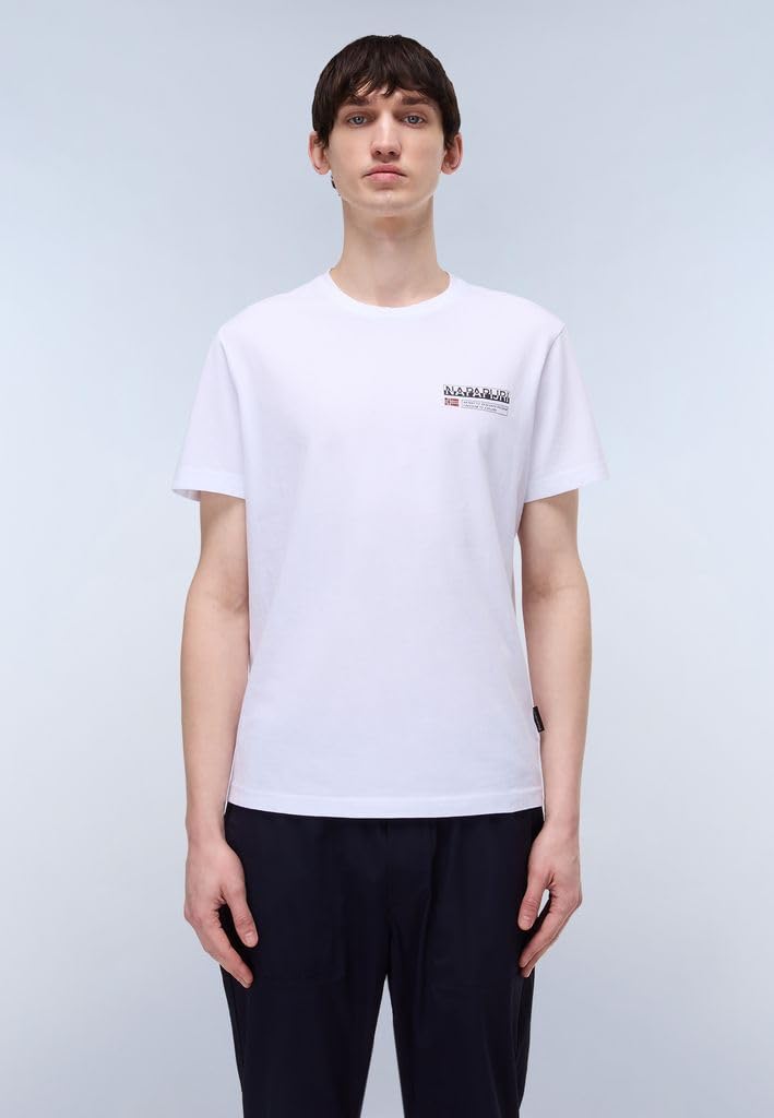 Napapijri T.shirt NP0AHQQ0021 S-KASBA Bianco