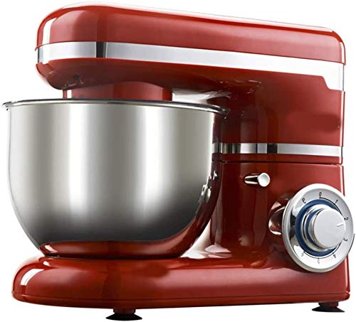 YFGQBCP 1200W Standmischer, 6-Gang-Kippkopf Elektrischer Lebensmittelständer Mischer mit Teighaken, Drahtpeitsche… – Bild 3