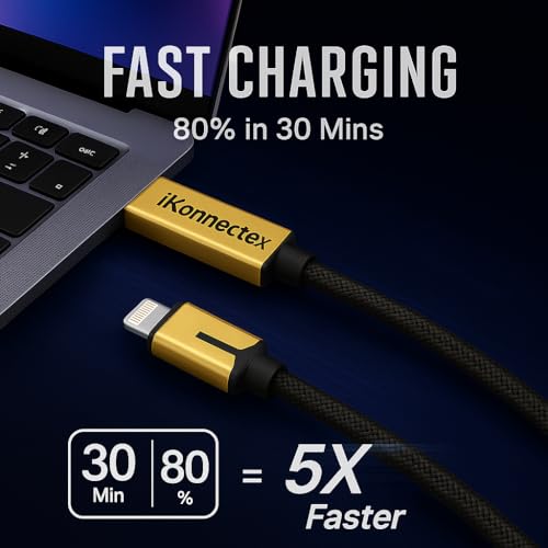 Image of 4 in 1 Cable | Gold Plated Ports | Ultra Fast Charging & Data Transfer | Supporting Thunderbolt, Type C, Lightning, Type A for All