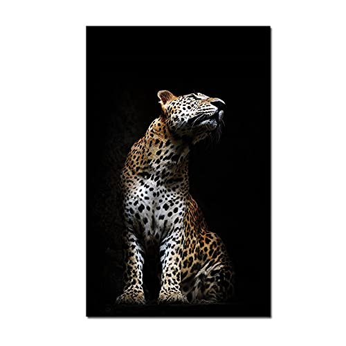 Diamond Painting Guépard 50x120cm Complet pour Grand Mur Vide