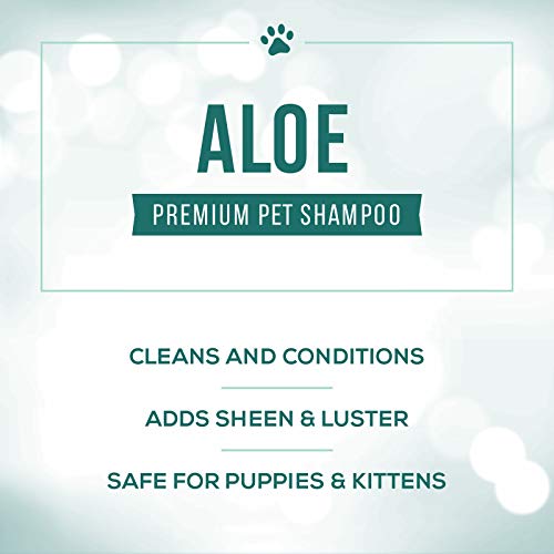 Image of Nature's Specialties Aloe Premium Ultra Concentrated Dog Shampoo Conditioner for Pets, Makes up to 2 Gallons, Natural Choice for Professional Groomers, Herbal Aloe Infused Formula, Made in USA, 16 oz