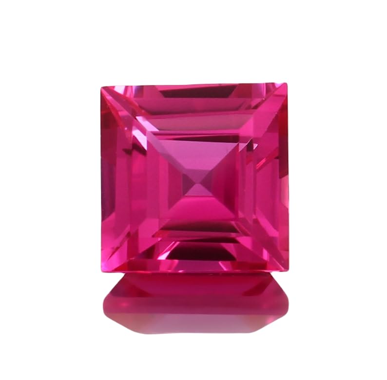 Saphir rose naturel 10x10 mm, la pierre precieuse ideale a offrir pour un bijou unique
