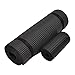 Fitvids All Purpose 1/2-Inch Extra Thick High Density Anti-Tear Exercise Yoga Mat and Knee Pad with Carrying Strap, Black