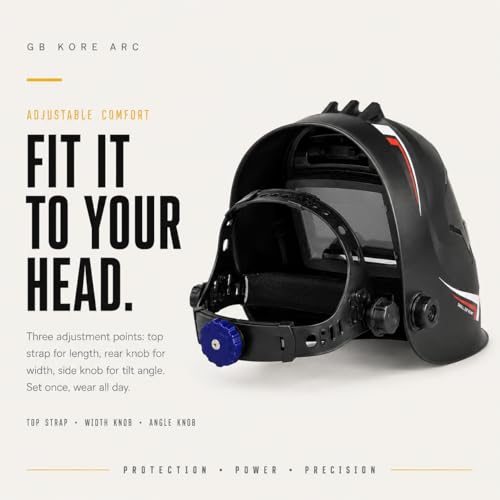 Image of Flip-Up Welding Helmet with Black Glass and Clear Lens | ABS Plastic Shell for Durability | Flip Front Face Shield for MIG /ARC /TIG Welding | Industrial Grade Safety Mask