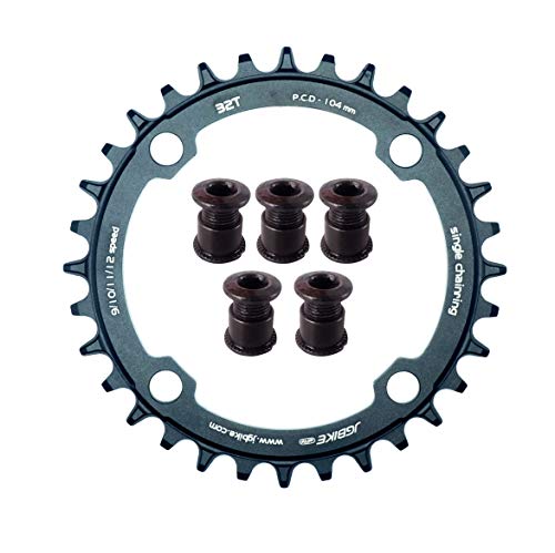 Jgbike Elite Round Oval Chainring 104Mm Bcd 30T 32T 34T 36T 38T Narrow Wide Single Chainring For 8 9 10 11 12 Speed Mtb Xc Trail E-Bike Fat Bike Mountain Bike Bicycle #TOP1