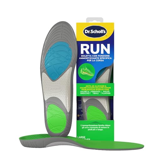 Dr. Scholl's Solette RUN con funzione ammortizzante per la corsa, Aiutano a ridurre ed alleviare il...