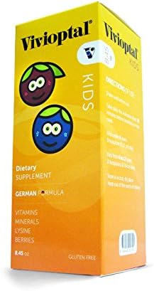 Vivioptal Kids, vitamins minerals Lysine Berries 8.45oz
