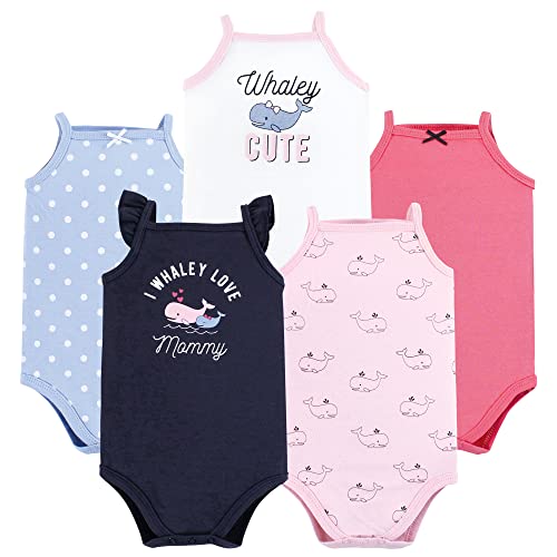 Image of Hudson Baby Unisex Baby Cotton Sleeveless Bodysuits