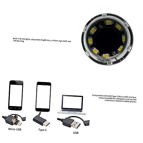 Microscope numérique USB grossissement haute résolution LED Housoutil avec support