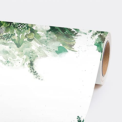 Papier Peint Meuble Feuille Tropicale Florale 290x290 cm - 5