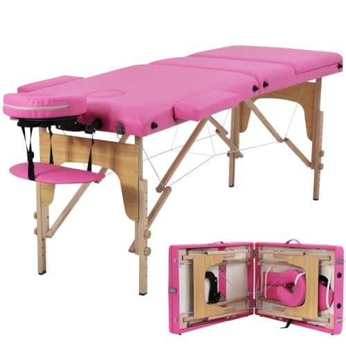 Massage table 24in wide height adjustable portable spa bed