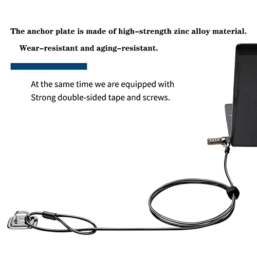 image for CaLeQi Anchored+Anti Theft Lock Hole with for All Desktops, Laptops,Ma