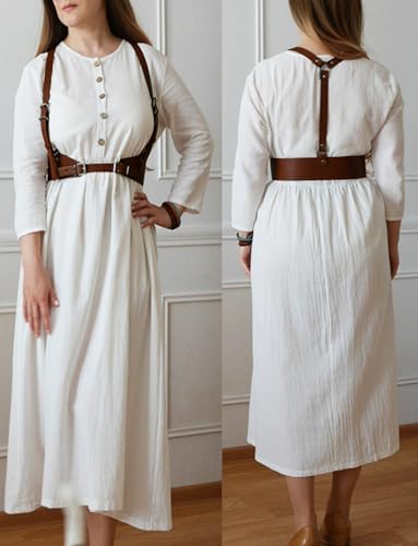 Happy Cherry Harness Belt for Women Punk Belt PU Leather Fashion Accessories for Dress Blouses3