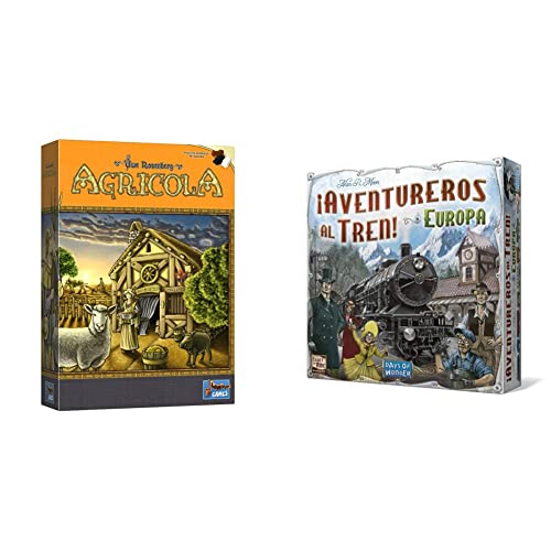 Asmodee Agricola - Juego de Mesa en Español & Days of Wonder - ¡Aventureros al Tren! Europa - Juego de Mesa en Español